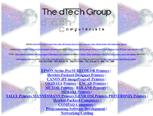 Tablet Screenshot of dtechgroup.com